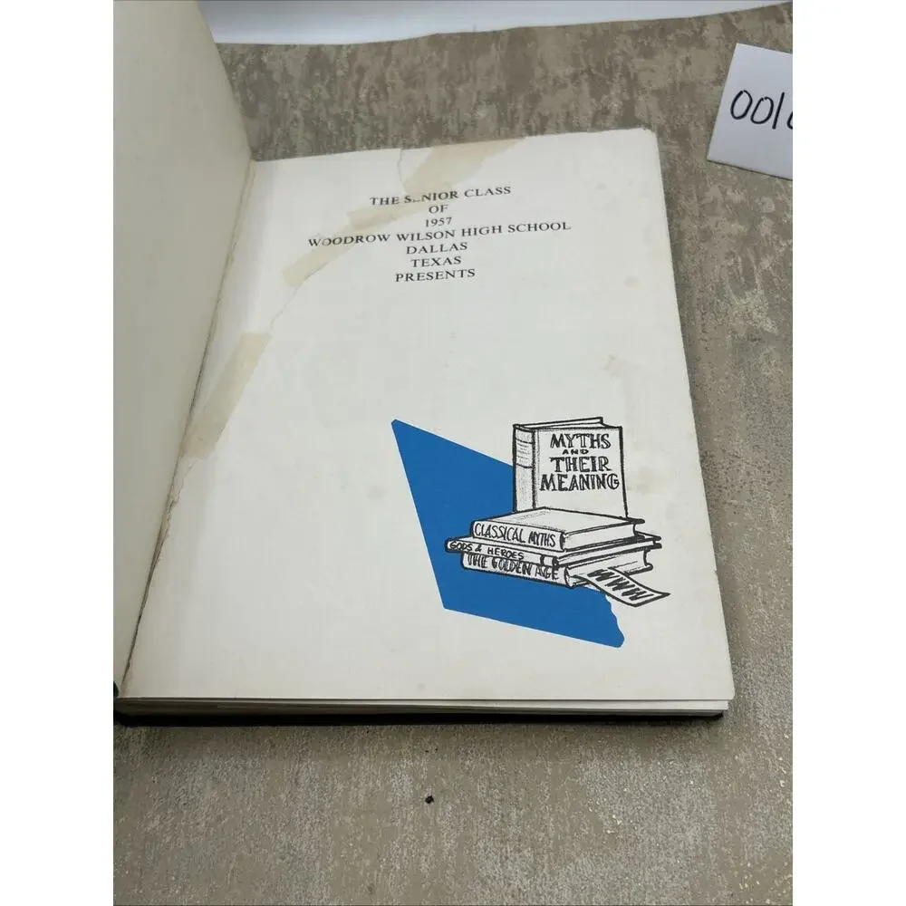 1957 Crusader Yearbook,Woodrow Wilson High School,Dallas,Texas